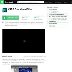 VSDC Free Video Editor