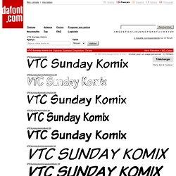 VTC Sunday Komix