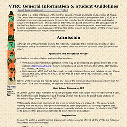 Entering Student Test Requirements-V.T.R.C