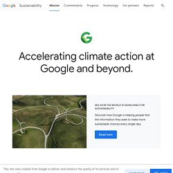 Vue d'ensemble – Google Green