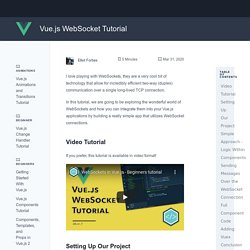 Vue.js WebSocket Tutorial