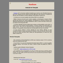 VueScan manuel en français