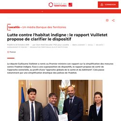 Lutte contre l'habitat indigne : le rapport Vuilletet propose de clarifier le dispositif -Jean Noël Escudé - 23 octobre 2019