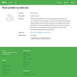 vy web seo from Barrie, Ontario