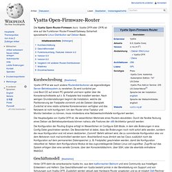 Vyatta - Open-Firmware-Router
