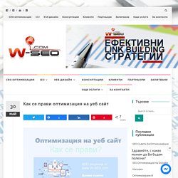 Как се прави оптимизация на уеб сайт - Дигитална агенция W-SEO.com - Уеб & SEO оптимизация