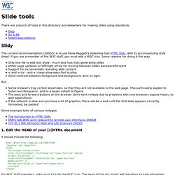 C Slide show Tools