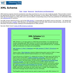 C XML Schema