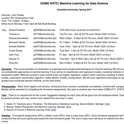 COMS W4721 Machine Learning for Data Science