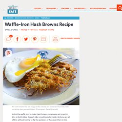 Waffle-Iron Hash Browns