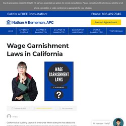 Wage Garnishment Laws in California