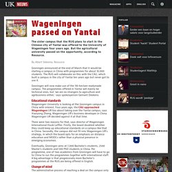 16-04-2015 Wageningen passed on Yantai