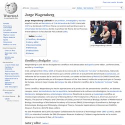 Jorge Wagensberg