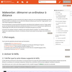 wakeonlan [Wiki ubuntu-fr]