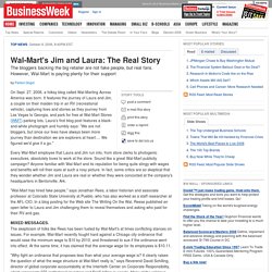 Wal-Mart's Jim and Laura: The Real Story