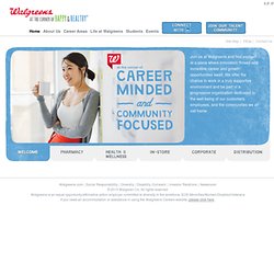 Walgreens Jobs and Career Opportunities