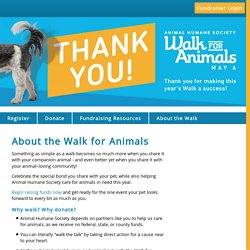 Walk for Animals 2017: About the Walk for Animals