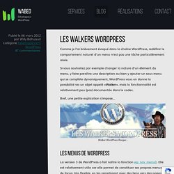 Les Walkers WordPress - le guide Wabeo