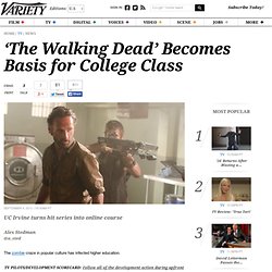 ‘The Walking Dead’ College Class: UC Irvine Partners with AMC