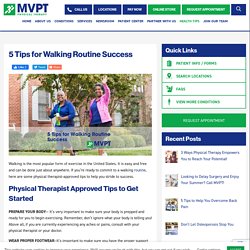 5 Tips for Walking Routine Success - MVPT Health and wellness