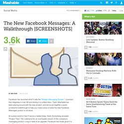 The New Facebook Messages: A Walkthrough [SCREENSHOTS]