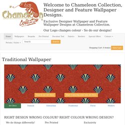 Traditional Wallpaper Designs at Chameleon Collection