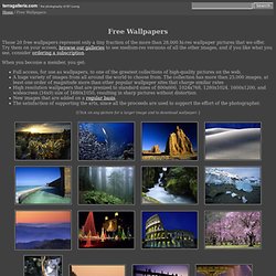 Free Wallpapers pictures from the Terra Galleria photo gallery