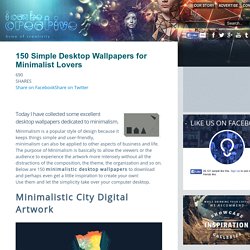 150 Simple Desktop Wallpapers for Minimalist Lovers
