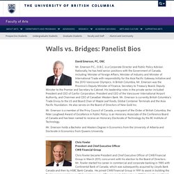 Walls vs. Bridges: Panelist Bios