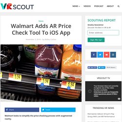 Walmart Adds AR Price Check Tool To iOS App