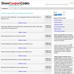 walmart coupon codes 20% - off any purchase promo codes 2015 online order