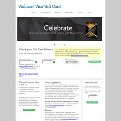 Walmart Visa Gift Card