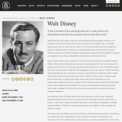 Art Directors Club / Hall of Fame/ Walt Disney