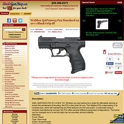 Walther QAP22003 P22 Standard 22 LLR 3.4" 10+1 Black Grip Bl $326.00 SHIPS FREE