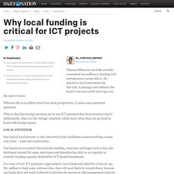 WALUBENGO: Why local funding is critical for ICT projects