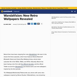 WandaVision: New Retro Wallpapers Revealed