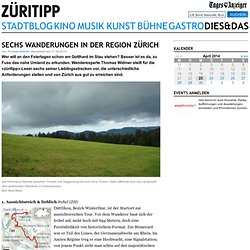 – Sechs Wanderungen in der Region Zürich