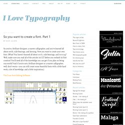 i love typography, the typography and fonts blog