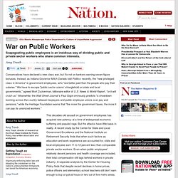 War on Public Workers