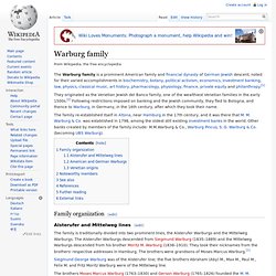 Warburg family