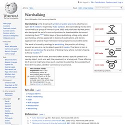 Warchalking - Wikipedia