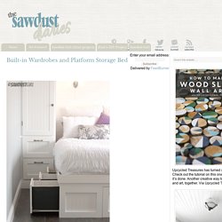 Built-in Wardrobes and Platform Storage Bed - The Sawdust Diaries