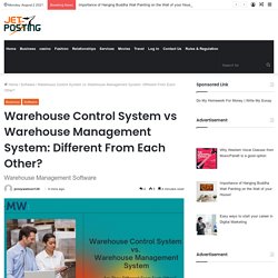 Warehouse Control System vs Warehouse Management System