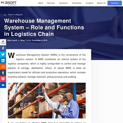 Warehouse Management System - Role and Functions in Logistics Chain - Mobisoft Infotech