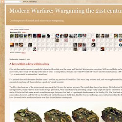 Wargaming the 21st century: August 2011