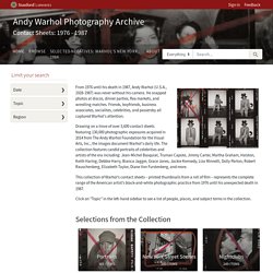 Andy Warhol Photography Archive