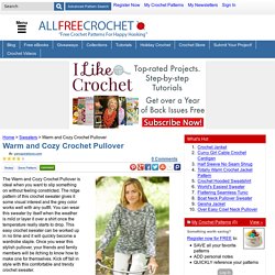 Warm and Cozy Crochet Pullover