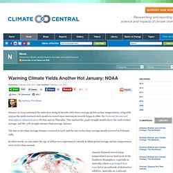 Warming Climate Yields Another Hot January: NOAA
