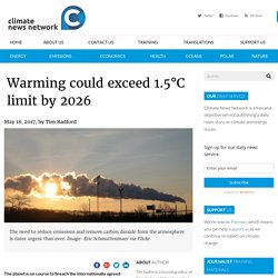 Global Warming Exceeds 1.5°C Limit