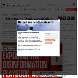 Global Warming Skeptic Organizations